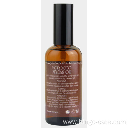 Organic Moroccan Argan Oil Serum for Hair Treatment